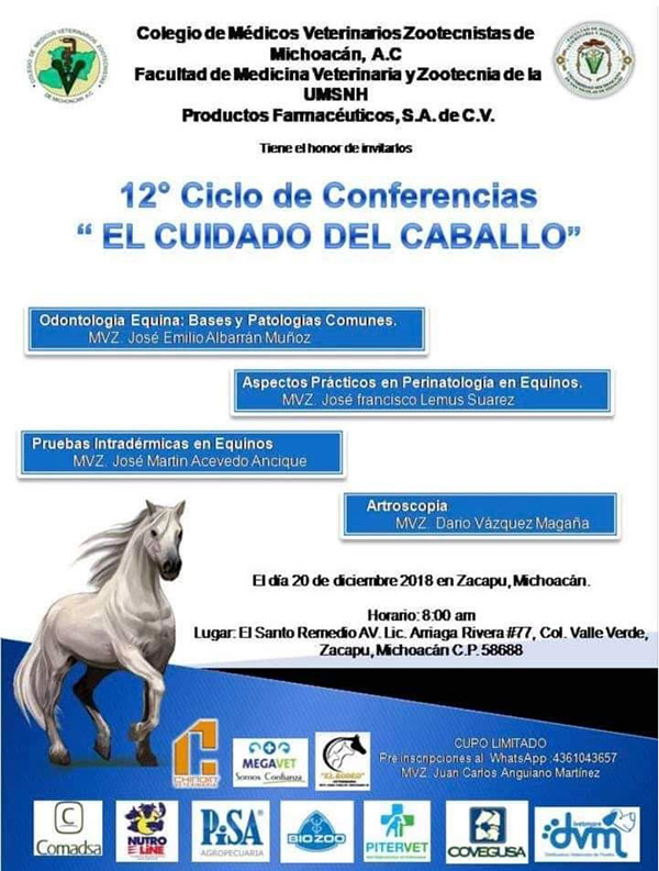 FMVZ conferencias cuidado del caballo Zacapu 2R